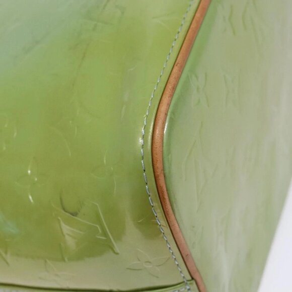 LOUIS VUITTON Monogram Vernis Houston Hand Bag Baby Blue M91005 LV Auth ep10362 - Picture 13 of 16